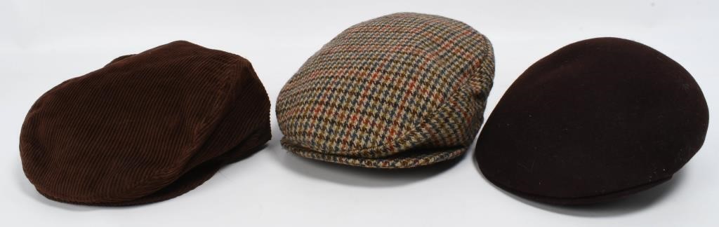 (3) Various 1920 s "Newsboy"  style Hats  Men