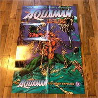 1994 DC Comic Aquaman Promo Poster