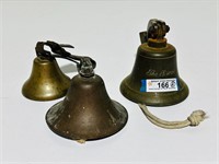 (3) Antique Bells