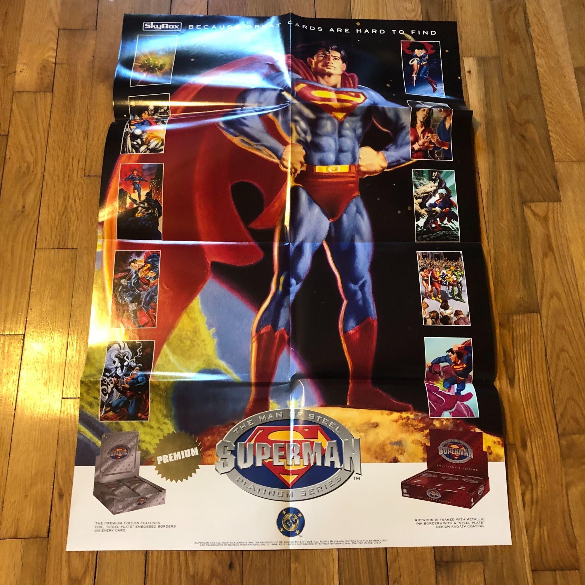 1994 DC Comics Superman Promo Poster