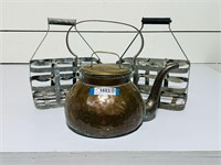 Copper Kettle & Galvanized Carriers