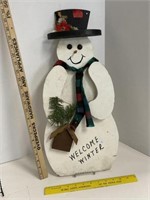 Snowman Wooden