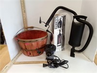 Basket, Quick Fill Electric Air Pump, & Intex