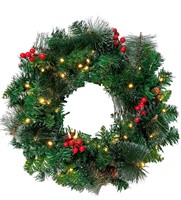 20” Artificial Christmas Wreath