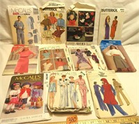 11 Dress Patterns McCall's, Avon, See & Sew, Buttr