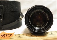 NIKKOR-S 1:1.4 Nippon Kogaku Tele Lens w/ case