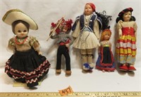 5 International Vintage Dolls: 1950's Greek Zarkos