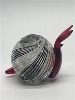 Vintage Art Glass Snail Figurine