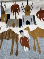 Hand Woven Tapestry Wall Art- Arabian Desert Scene