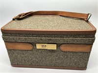 Hartmann Luggage Train Case w/ Leather Trim