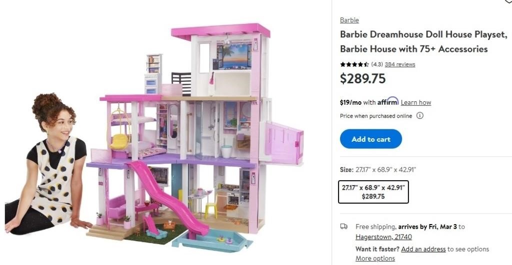 Barbie Dream Doll House