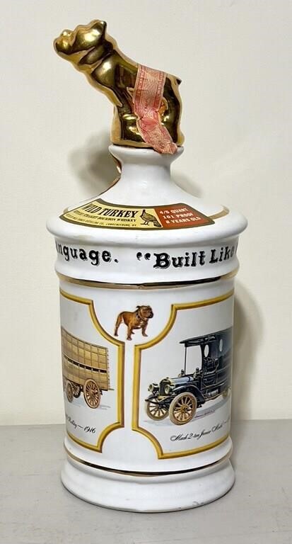 Mack Truck Wild Turkey whiskey Decanter