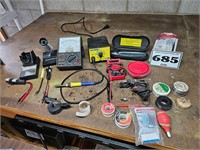 soldering tools + meters