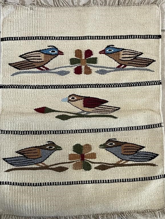 Vintage Hand Woven Southwestern Tapestry