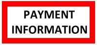 Payment Information - Read Before Bidding -