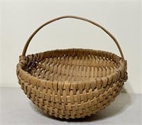 Split oak basket known to have been made  by