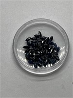 4.93 CTS Loose Small Dark Sapphires