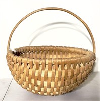 split oak basket, known to be made by