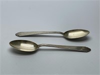 Two Sterling Silver Spoons