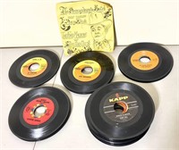 (37) 45 rpm records plus Pa Dutch Record in Sleeve