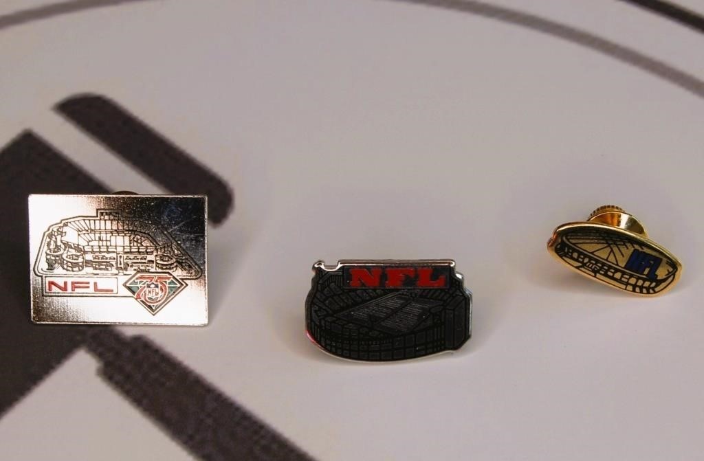 NFL PA PINS Lot of 3