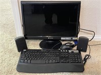 Gateway Computer Monitor and Keyboard