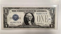 1928 ONE DOLLAR SILVER CERTIFICATE MS64