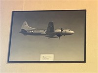 Vintage Airplane Poster on Board: 1949 T-29