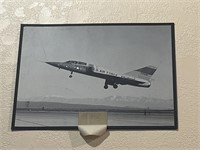 Vintage Airplane Poster on Board: Air Force F-106A