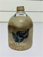 Antique Salt Glazed Stoneware Pottery Jug
