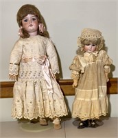 (2) Dolls - tallest is approx 26". Both are signed