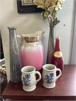 Vases/cups/pitcher