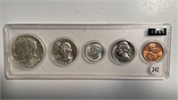 1964 5 COIN PHILADELPHIA MINT STATE SET IN WHITMA