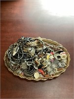 jewelry lot with tray