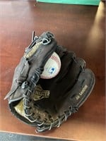 glove and baseball