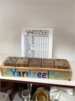 Yardzee wood game