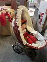 doll in cart