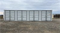 40' Shipping Container With 4 Side Doors