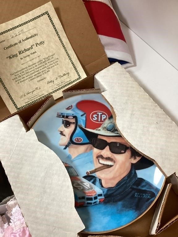 Richard Petty collector plate