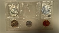 1962 PROOF SET WITH OUT FRANKLIN HALF DOLLAR (HAL