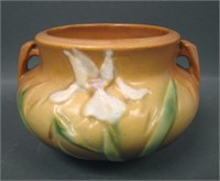 Roseville Tan # 647 Iris Vase