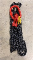 (New) 5/16" 7ft G80 Double Sling Chain