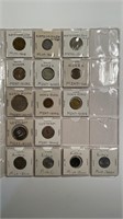 35 ASSORTED WORLD COINS