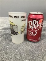 1950s Spring Mill State Park Souvenir Glass  (IN)
