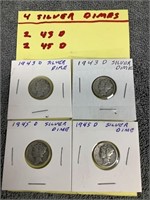 Four Silver Dimes