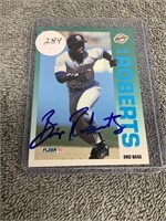 1992 Fleer Bip Roberts Card   Autographed