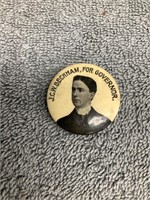 1900 35th KY Governor Election Pin   Was governor