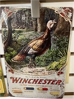 Winchester Turkey Metal Sign