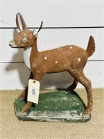 Painted Concrete Fawn