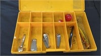 Tackle Box With Spoons and Lures